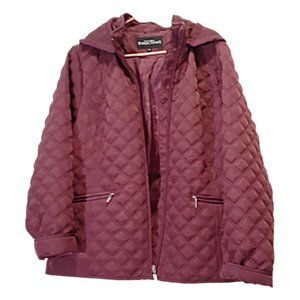 Northern Reflections Magenta Quilted Jacket  XL